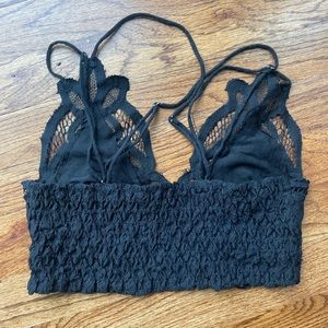 Free people black bralette
